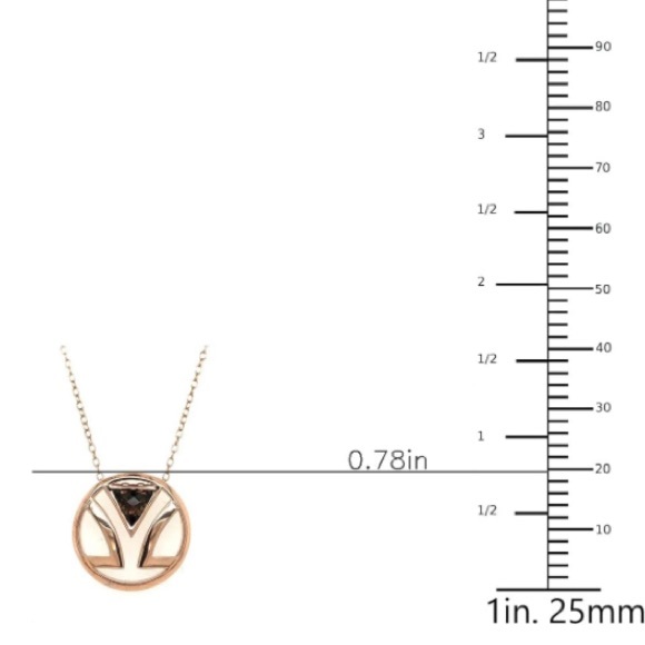 14k Levian Chocolate Quartz Pendant Necklace - Picture 7 of 7